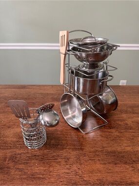 Melissa & Doug Stainless Steel Kitchen Accessories (Pots, Pans, Utensils, etc.)